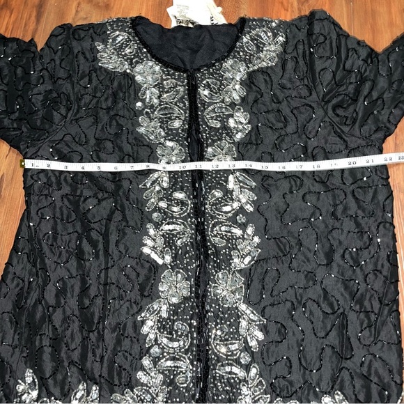 Style N Design Vintage Beaded Sequin Jacket Women’s Size Medium New With Tags - Picture 9 of 10